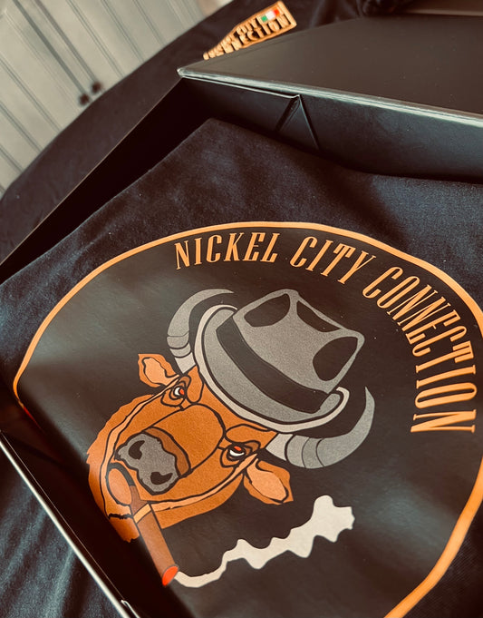 Nickel city connection black tshirt in box