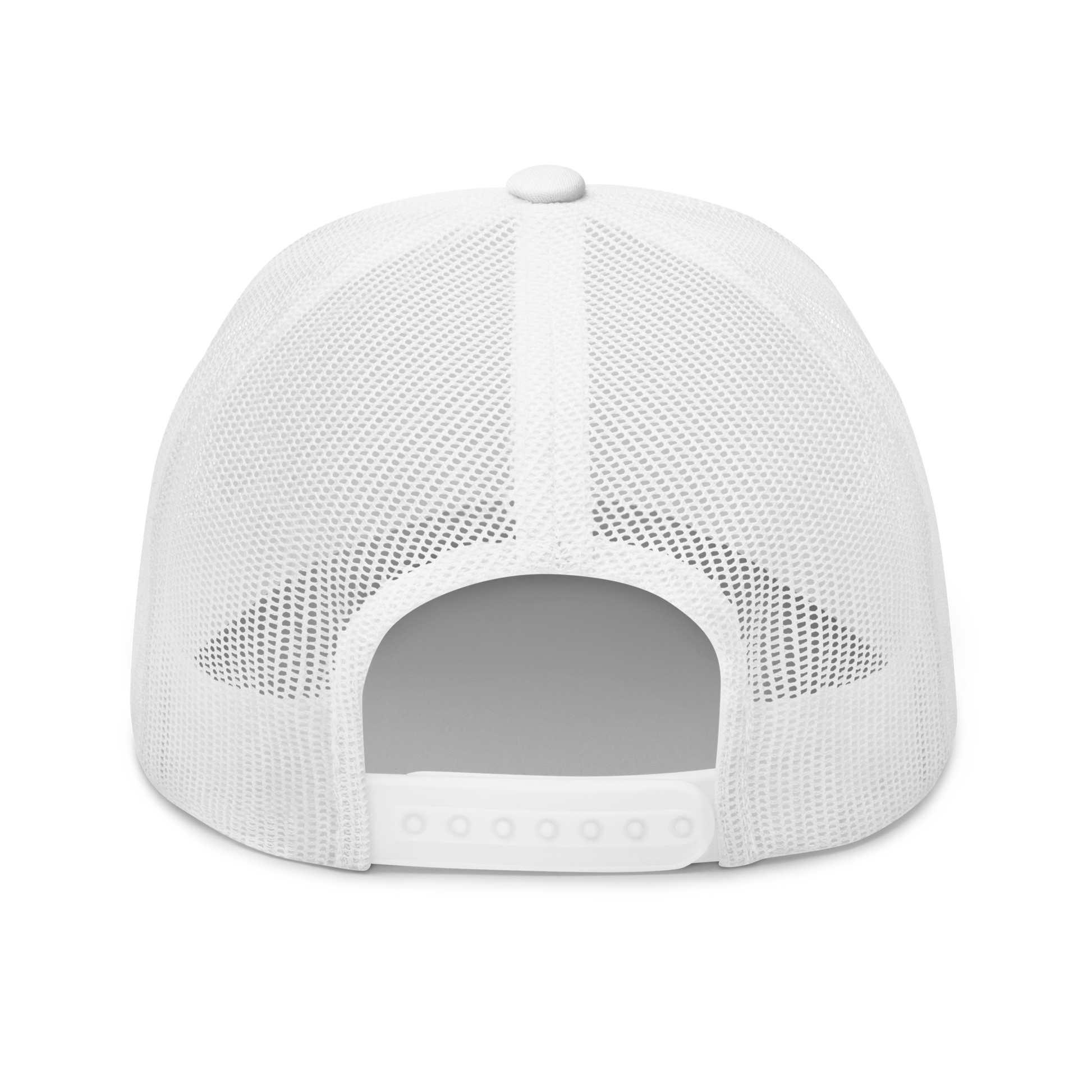 back of white hat