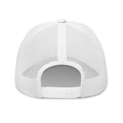 back of white hat